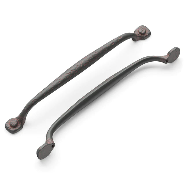 Hickory Hardware 8-13/16 inch (224mm) Refined Rustic Cabinet Pull