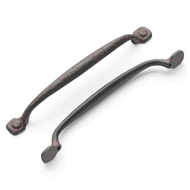 Hickory Hardware 7-9/16 inch (192mm) Refined Rustic Cabinet Pull