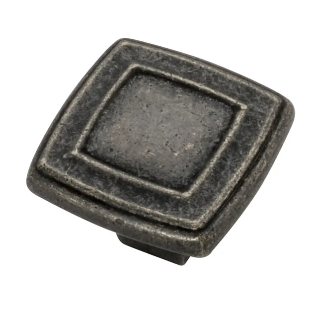 Hickory Hardware 1-7/16 inch (37mm) Modus Square Cabinet Knob