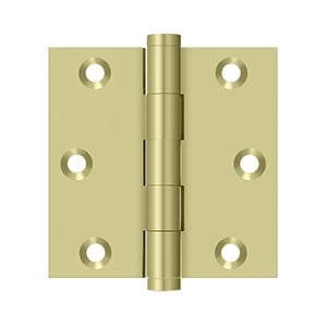 Deltana Architectural Hardware Solid Brass Hinges  3 1-2" x 3 1-2" Square Hinge pair