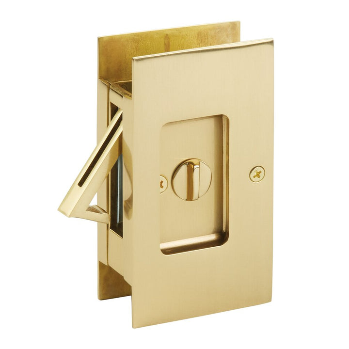 Door Accessories Collection Privacy Modern Rectangular Pocket Door Lock- PRIVACY by Emtek