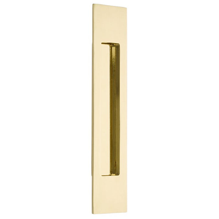 Modern Cabinet Hardware Collection 6" Modern Rectangular Flush Pull  by Emtek