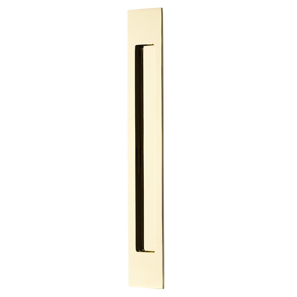 Modern Cabinet Hardware Collection 14" Modern Rectangular Flush Pull  by Emtek