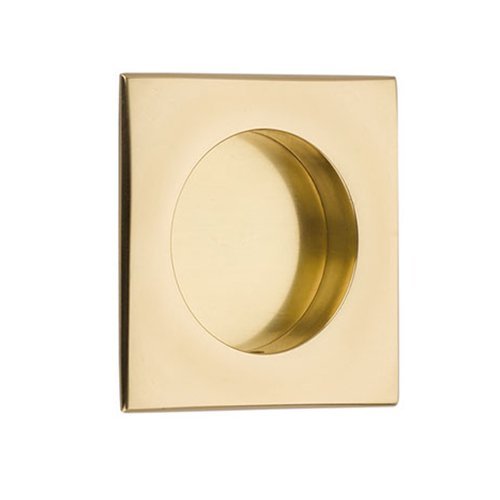 Modern Cabinet Hardware Collection 2 1/2" Square Flush Pull  by Emtek