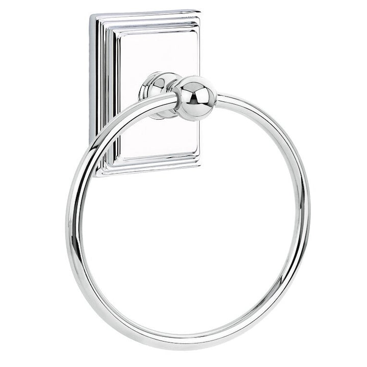Traditional Brass Collection Wilshire Towel Ring by Emtek