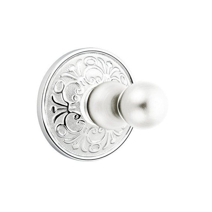 Traditional Brass Collection Lancaster Single Hook  by Emtek