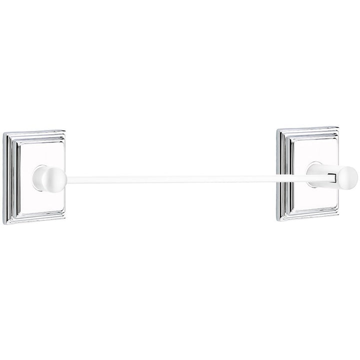 Modern Brass Collection Wilshire 24" Single Towel Bar by Emtek