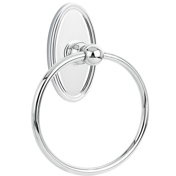 Traditional Brass Collection Oval Towel Ring  by Emtek