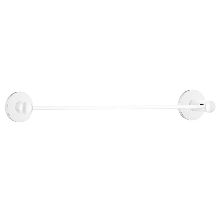 Modern Brass Collection Small Disk 24" Single Towel Bar  by Emtek