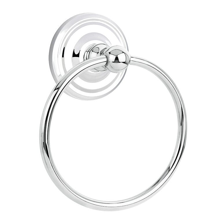 Traditional Brass Collection Small Regular Towel Ring by Emtek