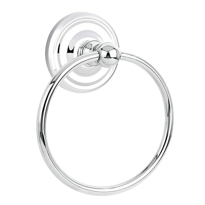 Traditional Brass Collection Small Regular Towel Ring by Emtek