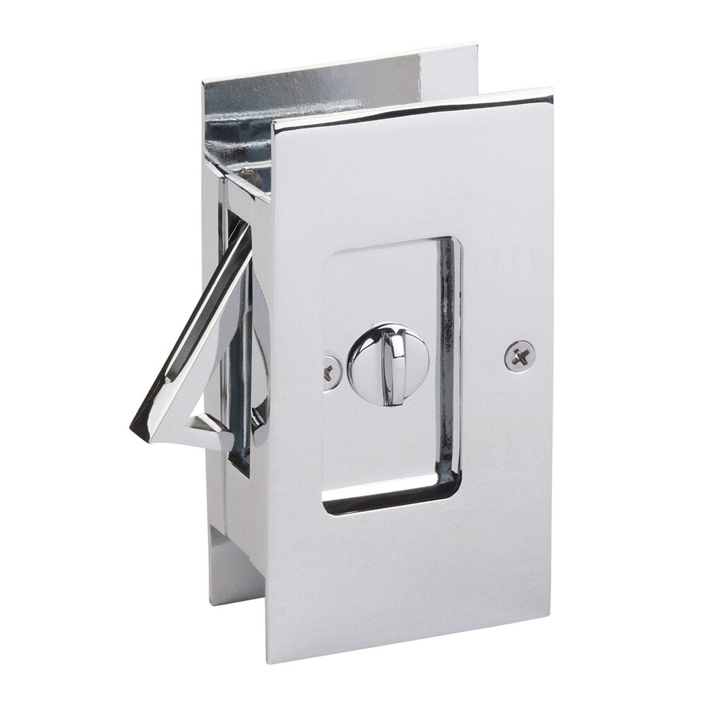 Door Accessories Collection Privacy Modern Rectangular Pocket Door Lock- PRIVACY by Emtek