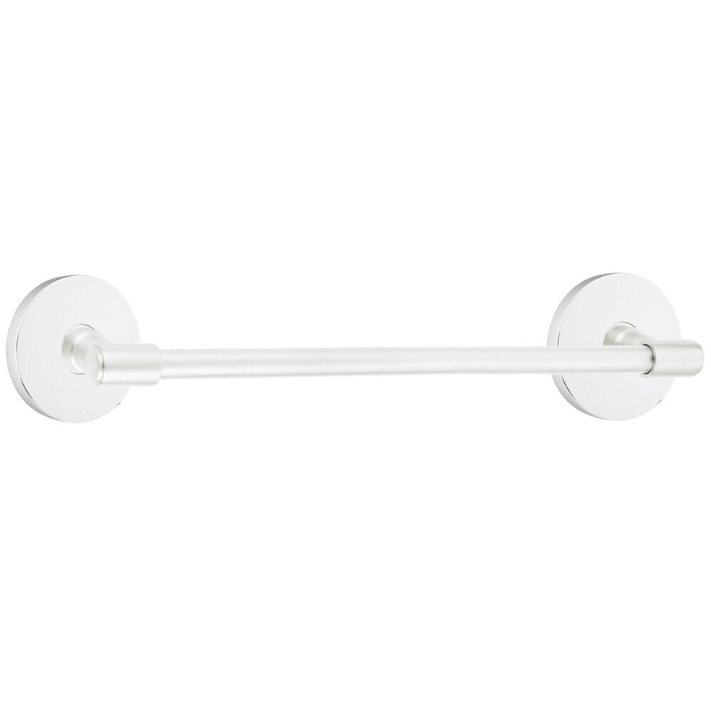 Transitional Brass Collection 30" Towel Bar with Small Disc Rosette by Emtek