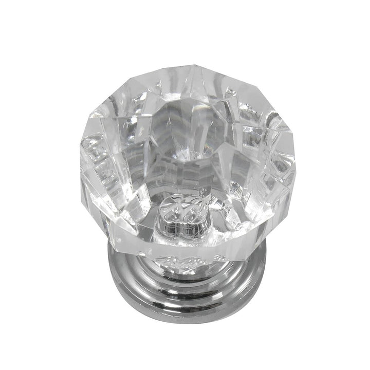 Kristal Collection 1 1/4" Acrystal Knob withe by Laurey Hardware