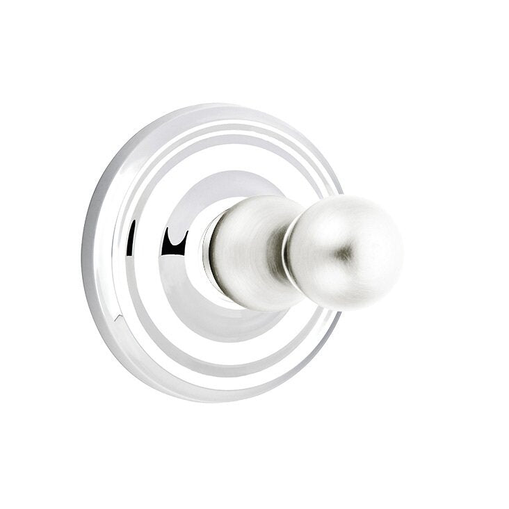Traditional Brass Collection Regular Single Hook  by Emtek