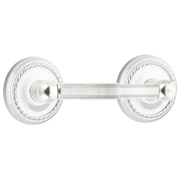 Traditional Brass Collection Rope Tissue Holder  by Emtek