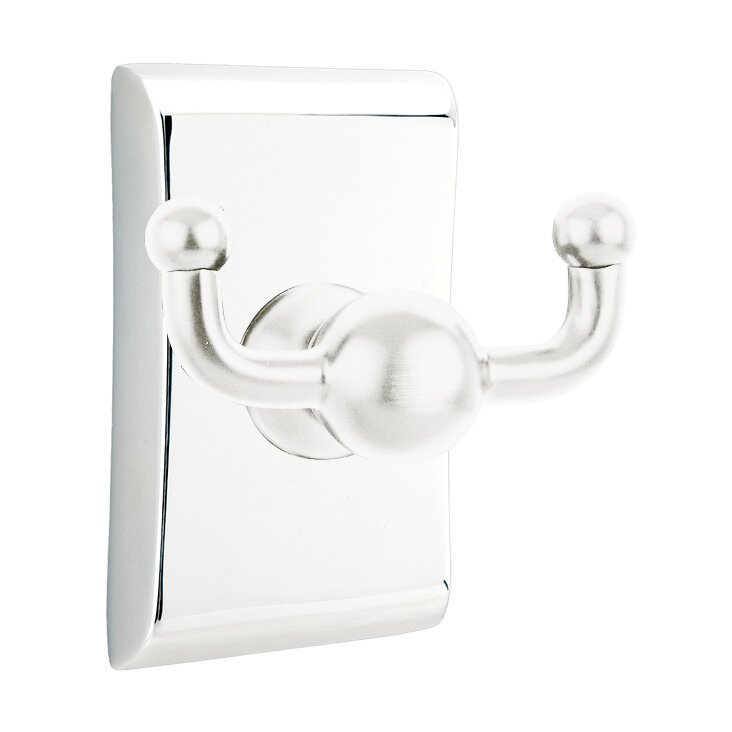 Traditional Brass Collection Neos Double Hook  by Emtek