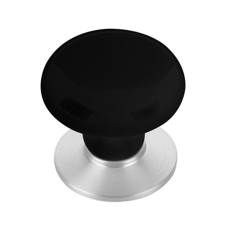 Porcelain Collection 1 3/8" Diameter Ebony Porcelain Knob  by Emtek