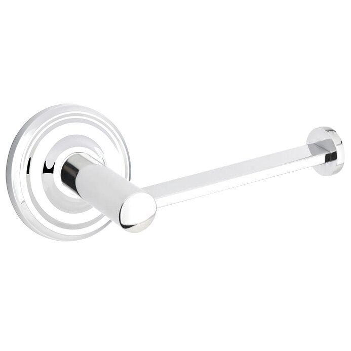 Modern Brass Collection Small Regular Tissue Holder  by Emtek