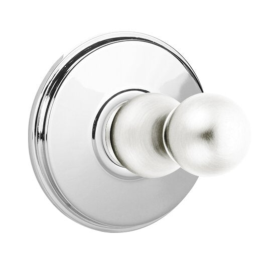 Traditional Brass Collection Single Hook with Watford Rosette  by Emtek
