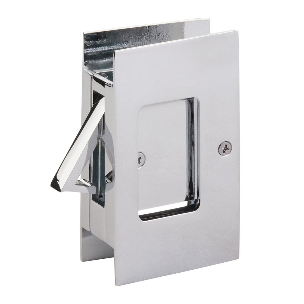 Door Accessories Collection Passage Modern Rectangular Pocket Door Lock by Emtek-PASSAGE