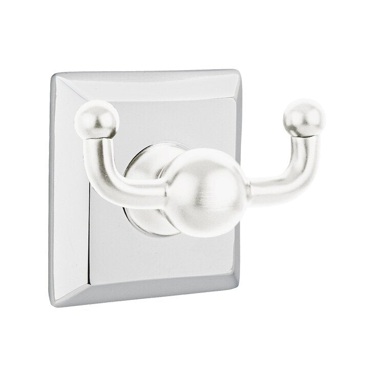 Traditional Brass Collection Quincy Double Hook by Emtek