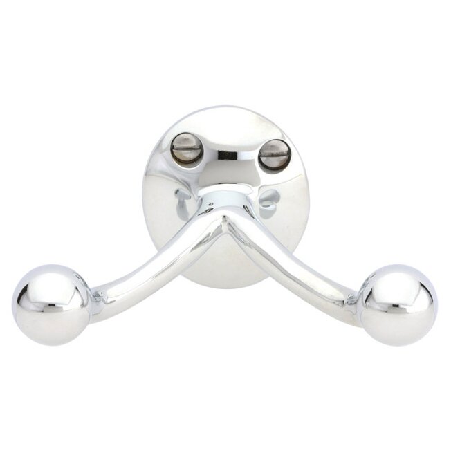Traditional Brass Collection Traditional Brass Double Hook  by Emtek