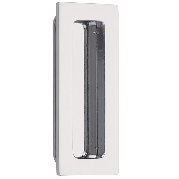 Modern Cabinet Hardware Collection 4" Modern Rectangular Flush Pull by Emtek