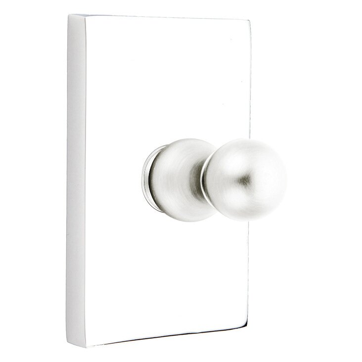 Traditional Brass Collection Modern Rectangular Single Hook by Emtek