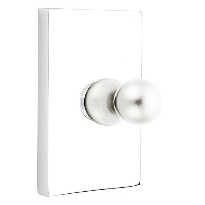 Traditional Brass Collection Modern Rectangular Single Hook by Emtek