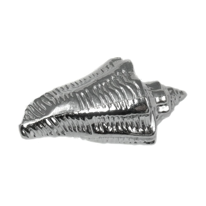 Oceana Collection Conch Knob in Polished Chrome by Laurey Hardware