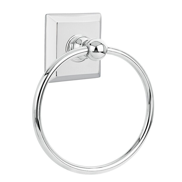 Traditional Brass Collection Quincy Towel Ring  by Emtek