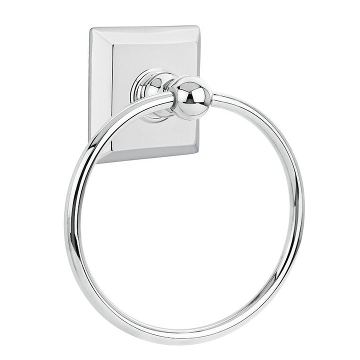 Traditional Brass Collection Quincy Towel Ring  by Emtek