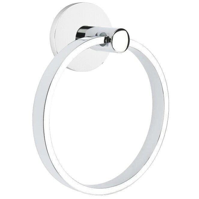 Modern Brass Collection Small Disk Towel Ring  by Emtek