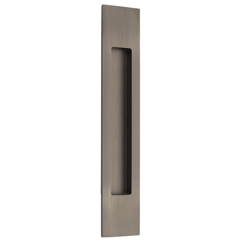 Modern Cabinet Hardware Collection 7" Modern Rectangular Flush Pull in  by Emtek