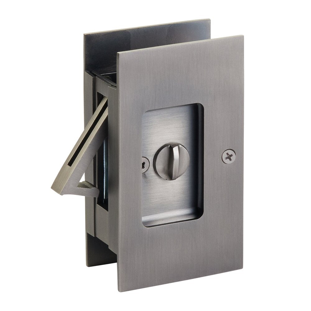 Door Accessories Collection Privacy Modern Rectangular Pocket Door Lock- PRIVACY by Emtek