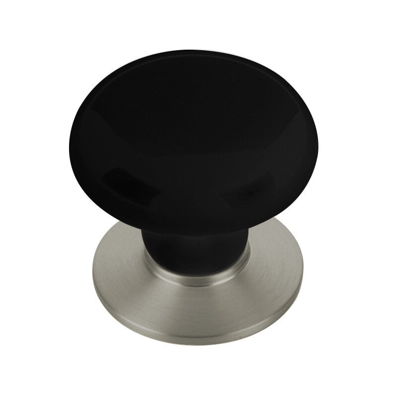 Porcelain Collection 1 3/4" Diameter Ebony Porcelain Knob  by Emtek