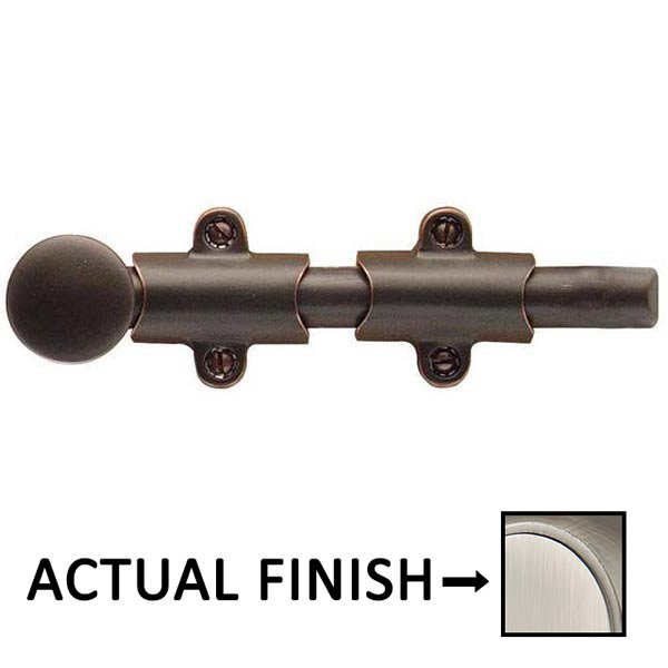 Door Accessories Collection 8" Surface Bolt With 3 Strikes  by Emtek