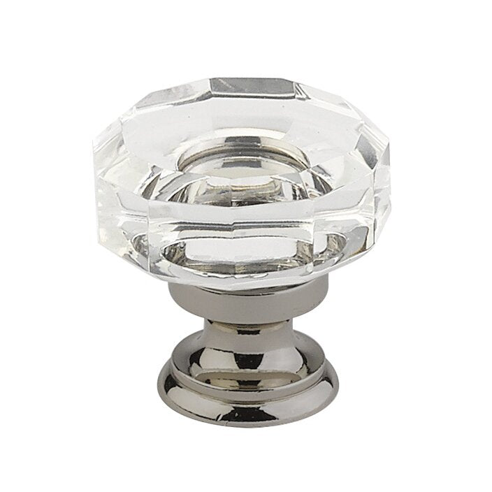 1 3/8" Diameter Lowell Knob by Emtek-CRYSTAL