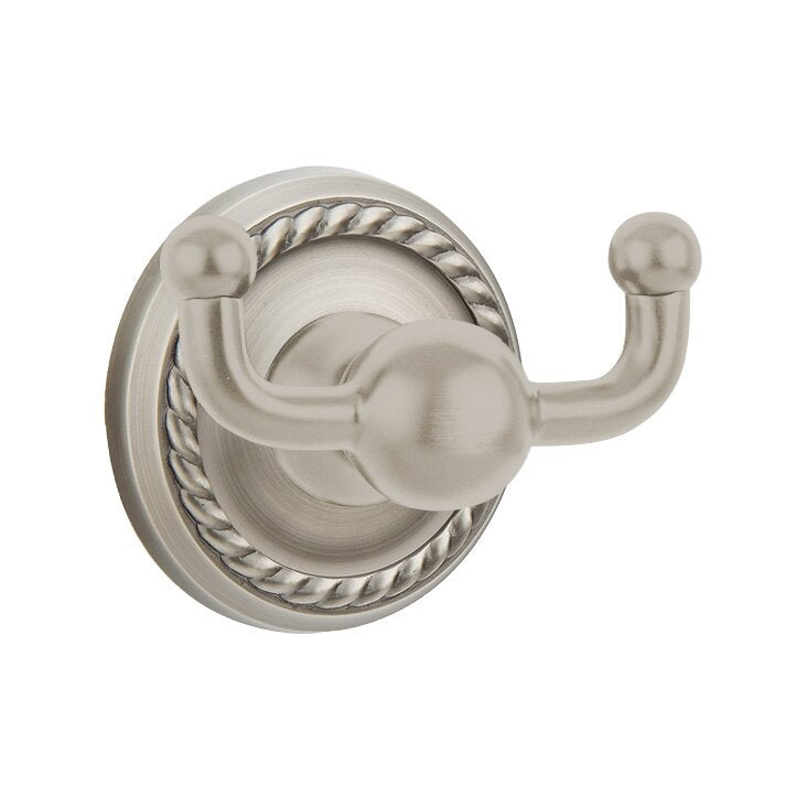 Traditional Brass Collection Rope Double Hook by Emtek