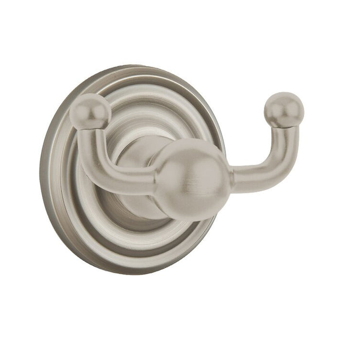 Traditional Brass Collection Small Regular Double Hook  by Emtek