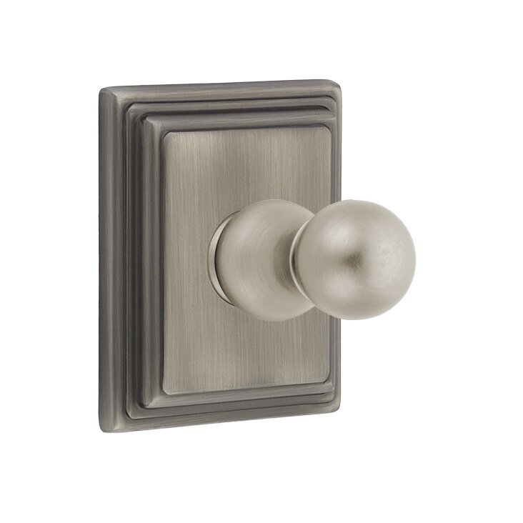 Traditional Brass Collection Wilshire Single Hook  by Emtek