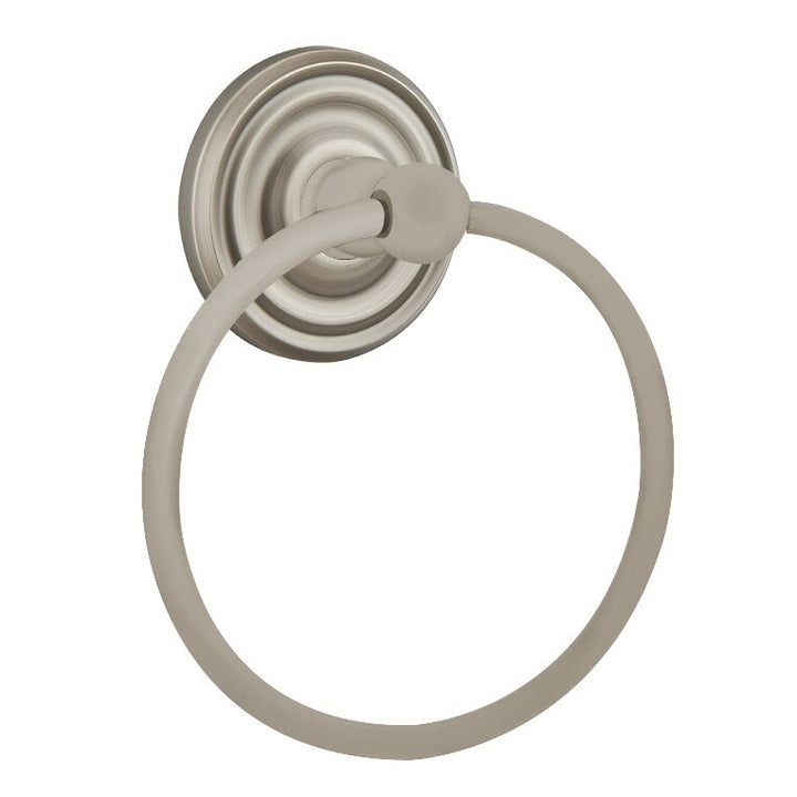 Traditional Brass Collection Small Regular Towel Ring by Emtek