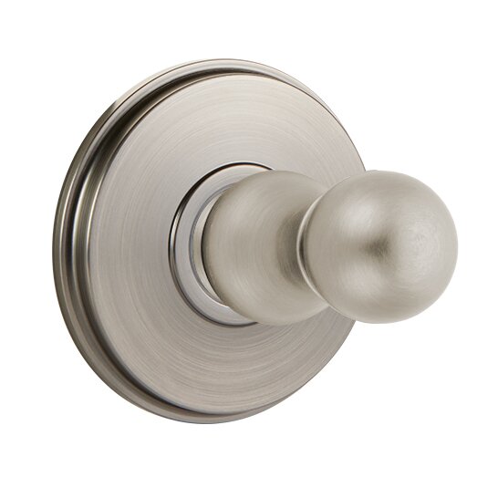 Traditional Brass Collection Single Hook with Watford Rosette  by Emtek