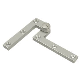 Deltana Architectural Hardware Specialty Solid Brass Hinges & Finials 4 3-8" x 5-8" x 3-8" Hinge pair