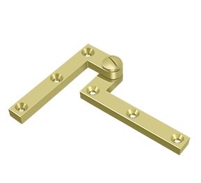 Deltana Architectural Hardware Specialty Solid Brass Hinges & Finials 4 3-8" x 5-8" x 3-8" Hinge pair