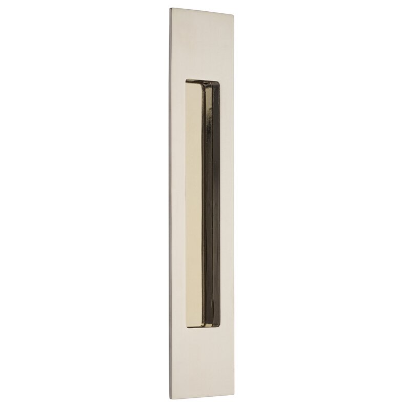 Modern Cabinet Hardware Collection 6" Modern Rectangular Flush Pull  by Emtek