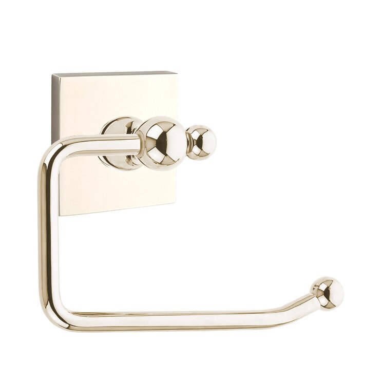 Traditional Brass Collection Square Bar Style Tissue Holder  by Emtek