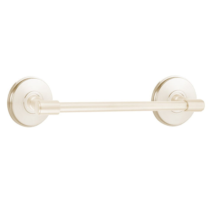 Transitional Brass Collection 30" Towel Bar with Watford Rosetteby Emtek