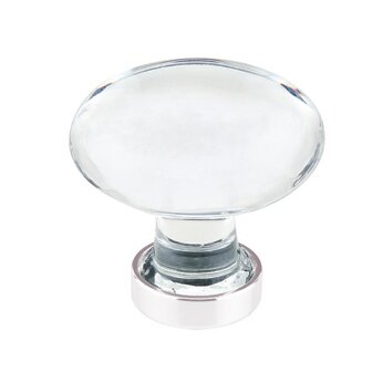 1 3/4" Diameter Hampton Knob  by Emtek- CRYSTAL